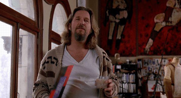 The Dude in his bowling shirt